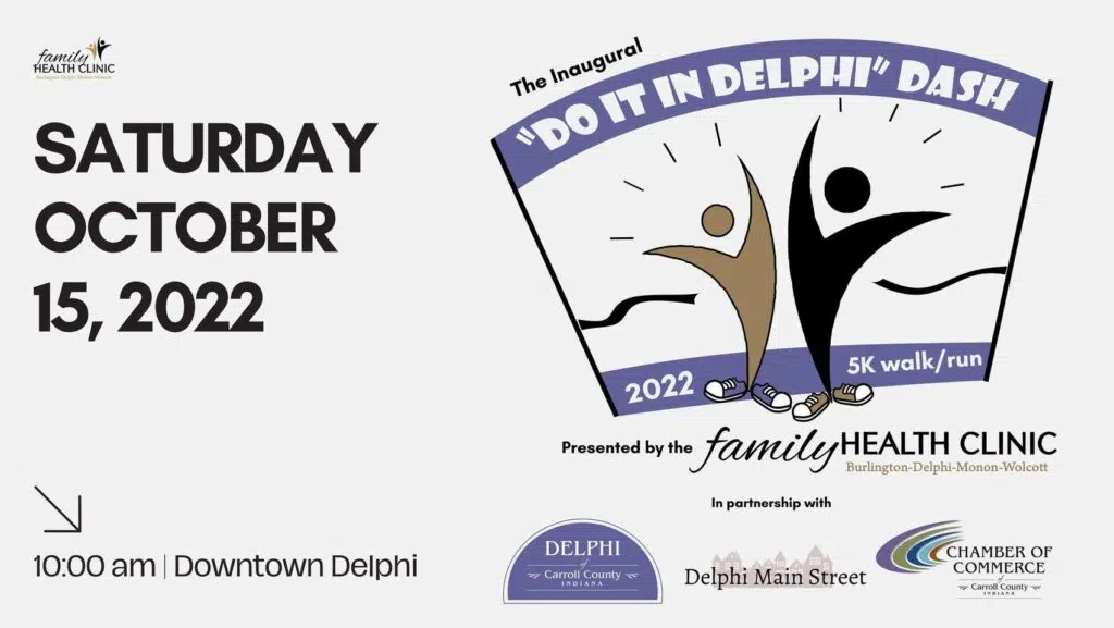 Do It In Delphi Dash: 5K Walk/Run - Indiana Primary Health Care Association
