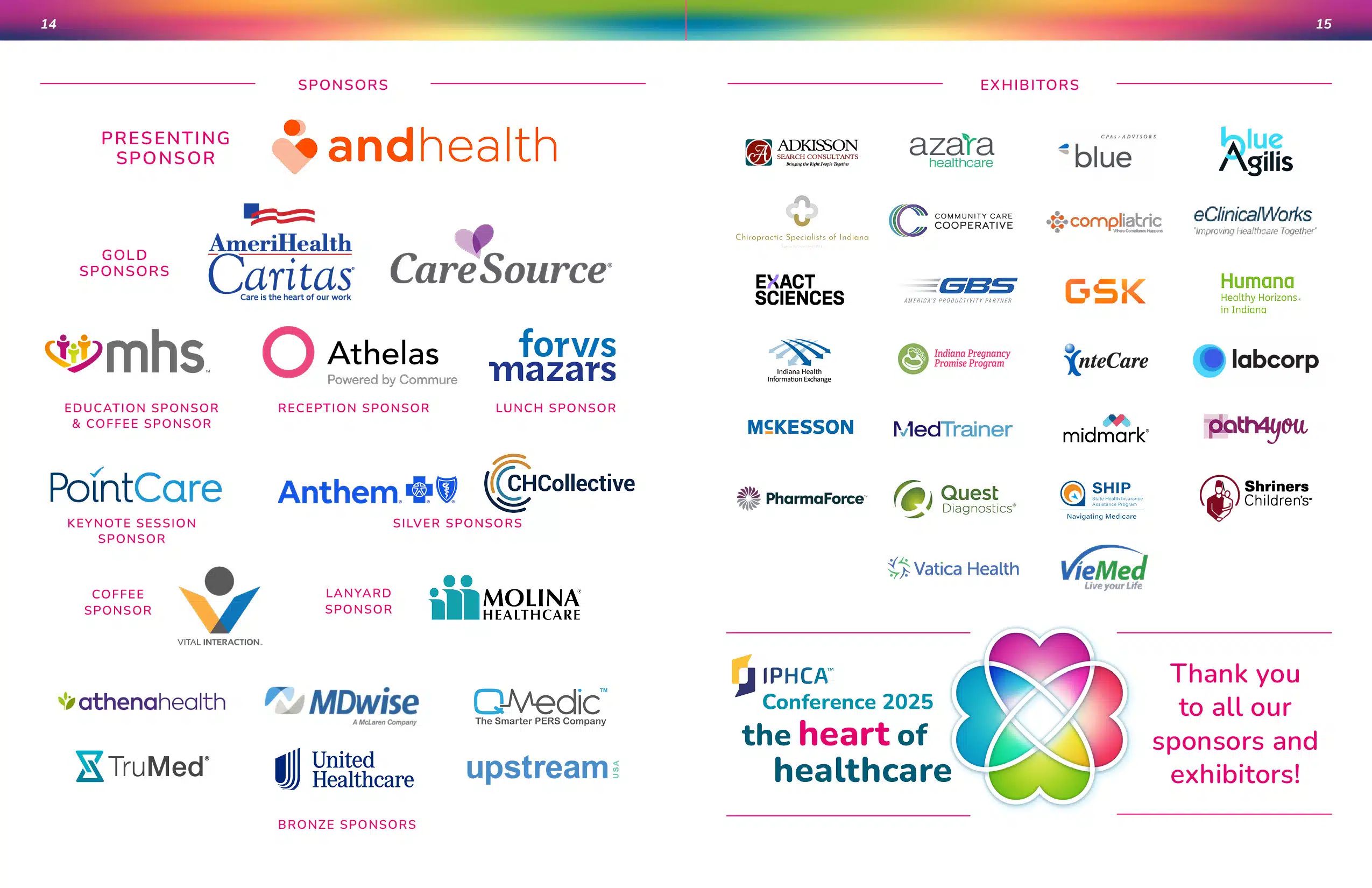 IPHCA Monthly - November 2025 Sponsors exhibitors