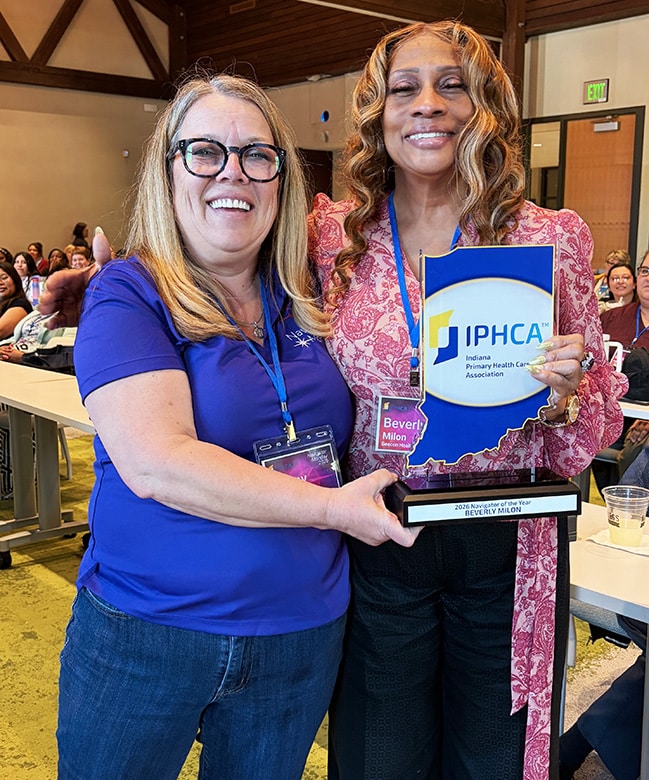 Beverly Milon accepting her Navigator of the year 2026 award