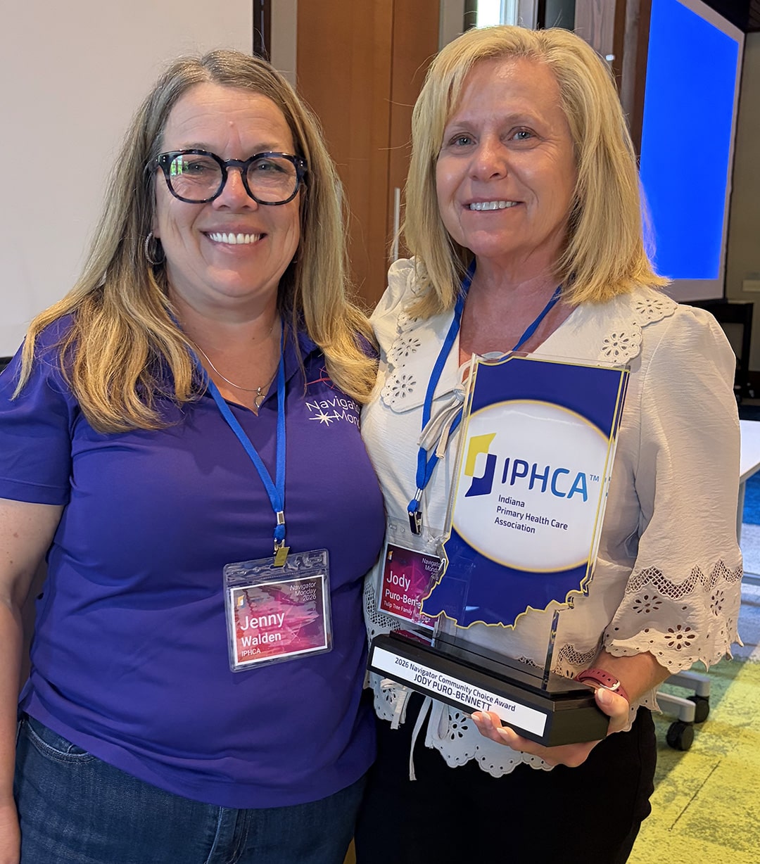 Jody Puro-Bennet of Tulip Tree recieving her Navigator Choice Award